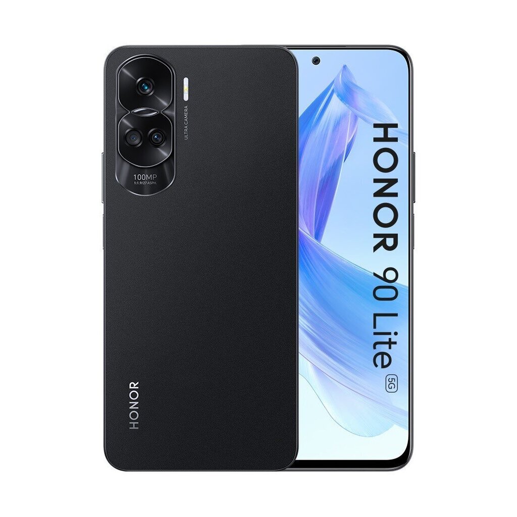 Honor 90 Lite 8/256GB 5G Midnight Black цена и информация | Telefonid | hansapost.ee