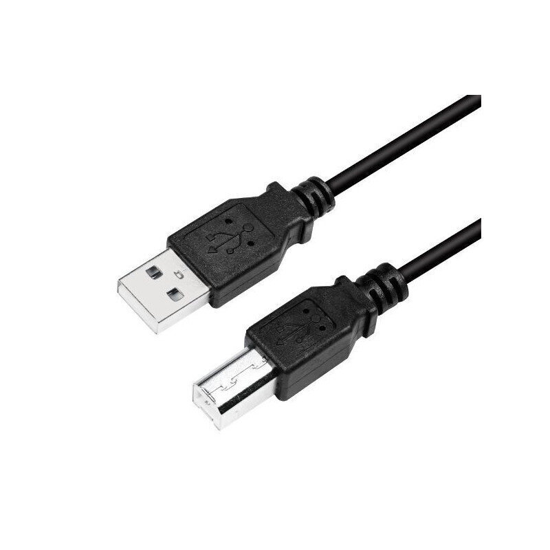 LogiLink, Usb A-Usb B, 2 m hind ja info | Juhtmed ja kaablid | hansapost.ee