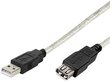 Vivanco, USB A - USB 2.0, 1.8 m цена и информация | Juhtmed ja kaablid | hansapost.ee
