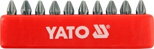 Otsikute komplekt Yato PH2x25mm 1/4", 10 tk hind ja info | Käsitööriistad | hansapost.ee