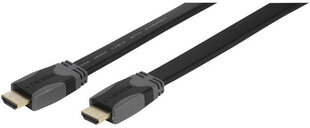 Vivanco кабель HDMI - HDMI 1.5 м плоский (47103) цена и информация | Vivanco Бытовая техника и электроника | hansapost.ee