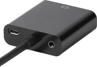 Адаптер Vivanco HDMI - VGA 0.1м (45493) цена и информация | Адаптеры и USB-hub | hansapost.ee