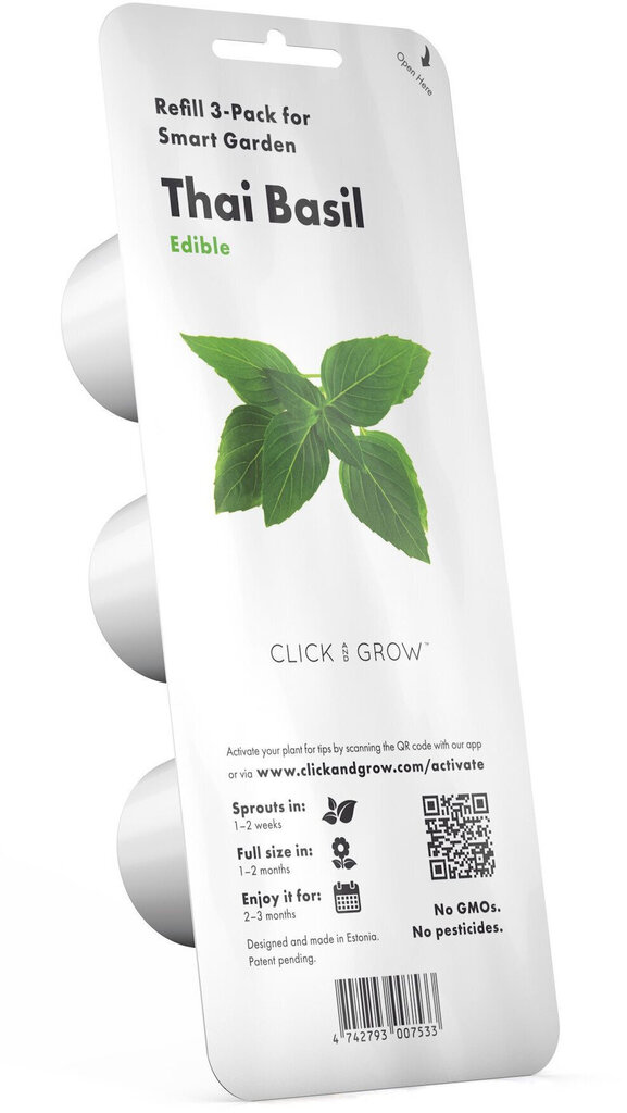 Click & Grow Smart Garden refill Tai basiilik 3tk hind ja info | Ürtide ja maitsetaimede seemned | hansapost.ee