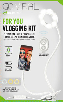 Digipower vloggeri komplekt For You 3" price and information | Fotovalgustid, ringvalgustid ja fotostuudiod | hansapost.ee