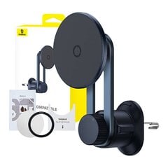 Magnetic Desktop Phone Stand Baseus MagPro self-adhesive (black) цена и информация | Держатели для телефонов | hansapost.ee