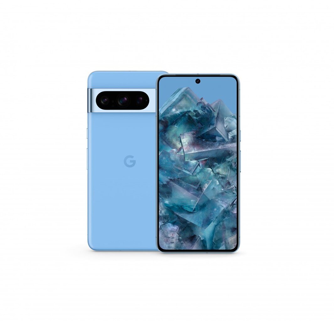 Телефон Google Pixel 8 Pro 5G Dual SIM 12/256GB Blue Bay (GA04915-GB) цена  | hansapost.ee