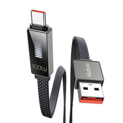 Cable Mcdodo CA-4980 USB to USB-C with display 1.2m (black) цена и информация | Кабели для телефонов | hansapost.ee