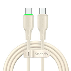 Cable USB-C do USB-C Mcdodo CA-4770 65W 1.2m (beige) цена и информация | Кабели для телефонов | hansapost.ee