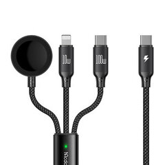 USB-C 3in1 cable Mcdodo CA-4940 USB-C, Lightning, Apple Watch цена и информация | Кабели для телефонов | hansapost.ee