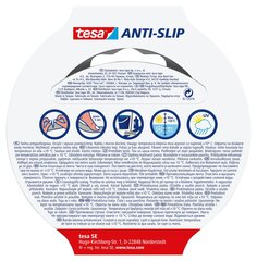 Libisemisvastane teip tesa® (must), 5m x 50mm цена и информация | Tesa Инструменты | hansapost.ee