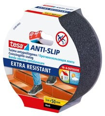 Libisemisvastane teip tesa® (must), 5m x 50mm цена и информация | Tesa Инструменты | hansapost.ee