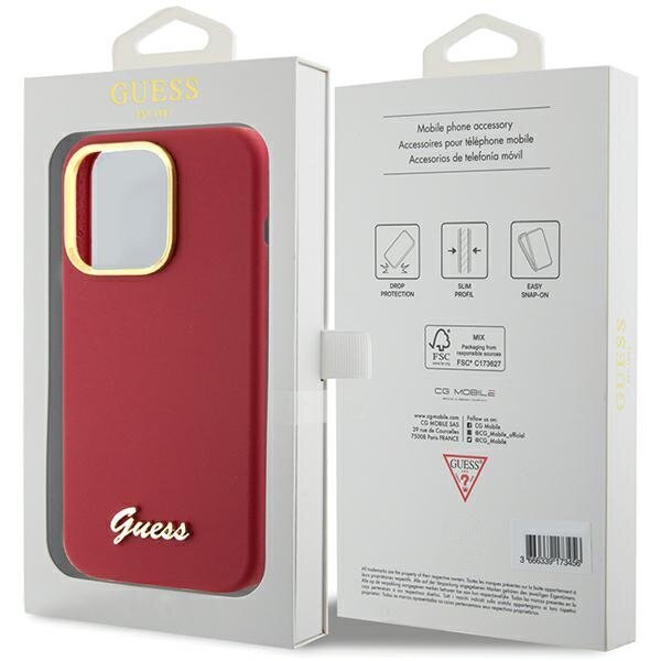 Guess GUHCP15LSMBSLM iPhone 15 Pro 6.1" hind ja info | Telefonide kaitsekaaned ja -ümbrised | hansapost.ee