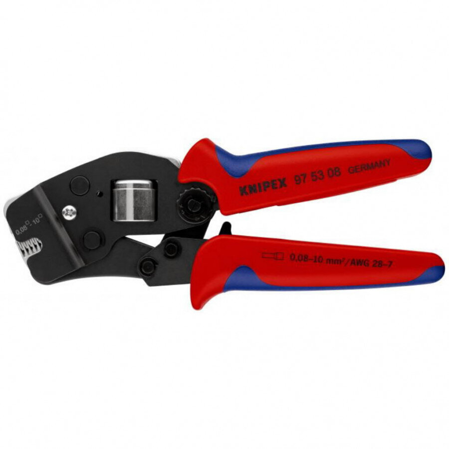 juhtmeotsatangid otspress 4-kant 0,08-10,0mm2, Knipex цена и информация | Käsitööriistad | hansapost.ee