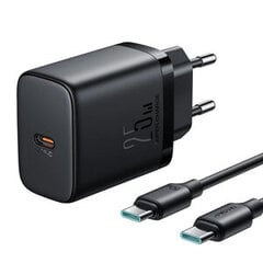 Сетевая зарядка Joyroom JR-TCF11 USB-C 25W белая цена и информация | Зарядные устройства для телефонов | hansapost.ee