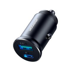 Автомобильная зарядка Joyroom CCN05 USB-C/USB-A 30W черный цена и информация | Зарядные устройства для телефонов | hansapost.ee