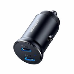 Автомобильная зарядка Joyroom CCN06 2xUSB-C 30W черный цена и информация | Зарядные устройства для телефонов | hansapost.ee