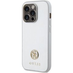 Guess GUHCP15LPS4DGPS iPhone 15 Pro 6.1" srebrny|silver hardcase Strass Metal Logo цена и информация | Чехлы для телефонов | hansapost.ee