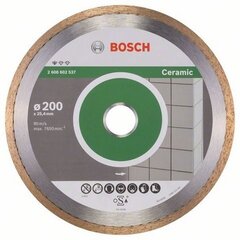 Teemantketas Bosch Standard For Ceramic 200x25,4mm цена и информация | Механические инструменты | hansapost.ee
