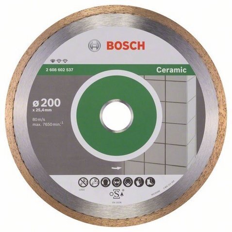 Teemantketas Bosch Standard For Ceramic 200x25,4mm цена и информация | Käsitööriistad | hansapost.ee