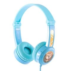 BuddyPhones kids headphones wired Travel (Blue) цена и информация | BuddyPhones Компьютерная техника | hansapost.ee