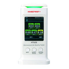 Интеллектуальный детектор качества воздуха Habotest HT608, PM 2.5, PM10, бензол цена и информация | Habotest Садовая техника | hansapost.ee