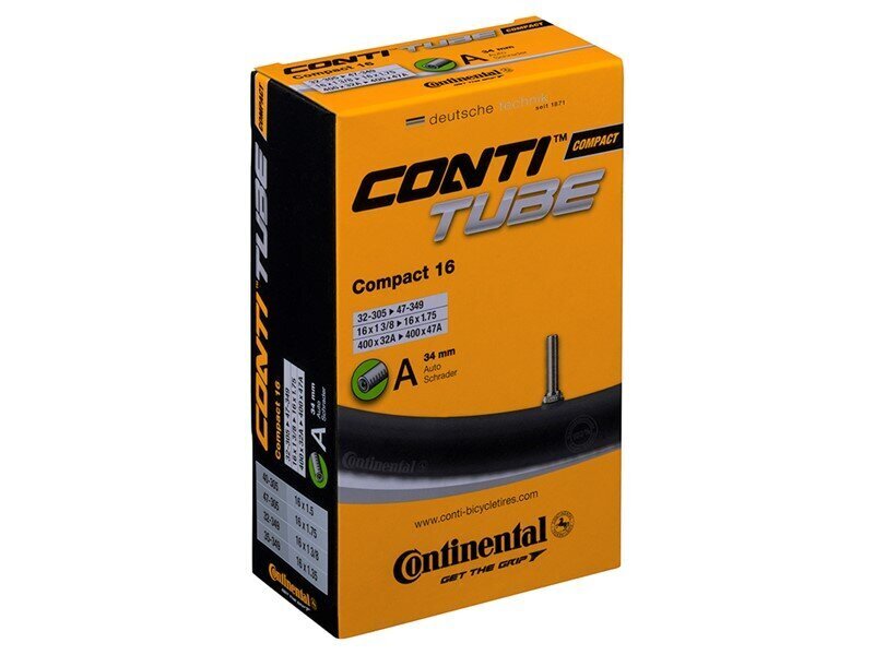 Jalgratta sisekumm Continental Compact Tube 16 Valve Auto 32/47-305/349 hind ja info | Jalgratta sisekummid ja rehvid | hansapost.ee