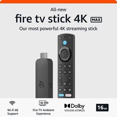 Amazon Fire TV Stick 4K Max 2023 г. цена и информация | Аксессуары для Smart TV | hansapost.ee