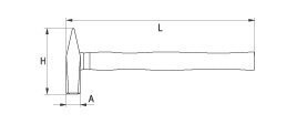 Lukksepa haamer Yato (YT-4510), 400 mm price and information | Hand tools | hansapost.ee