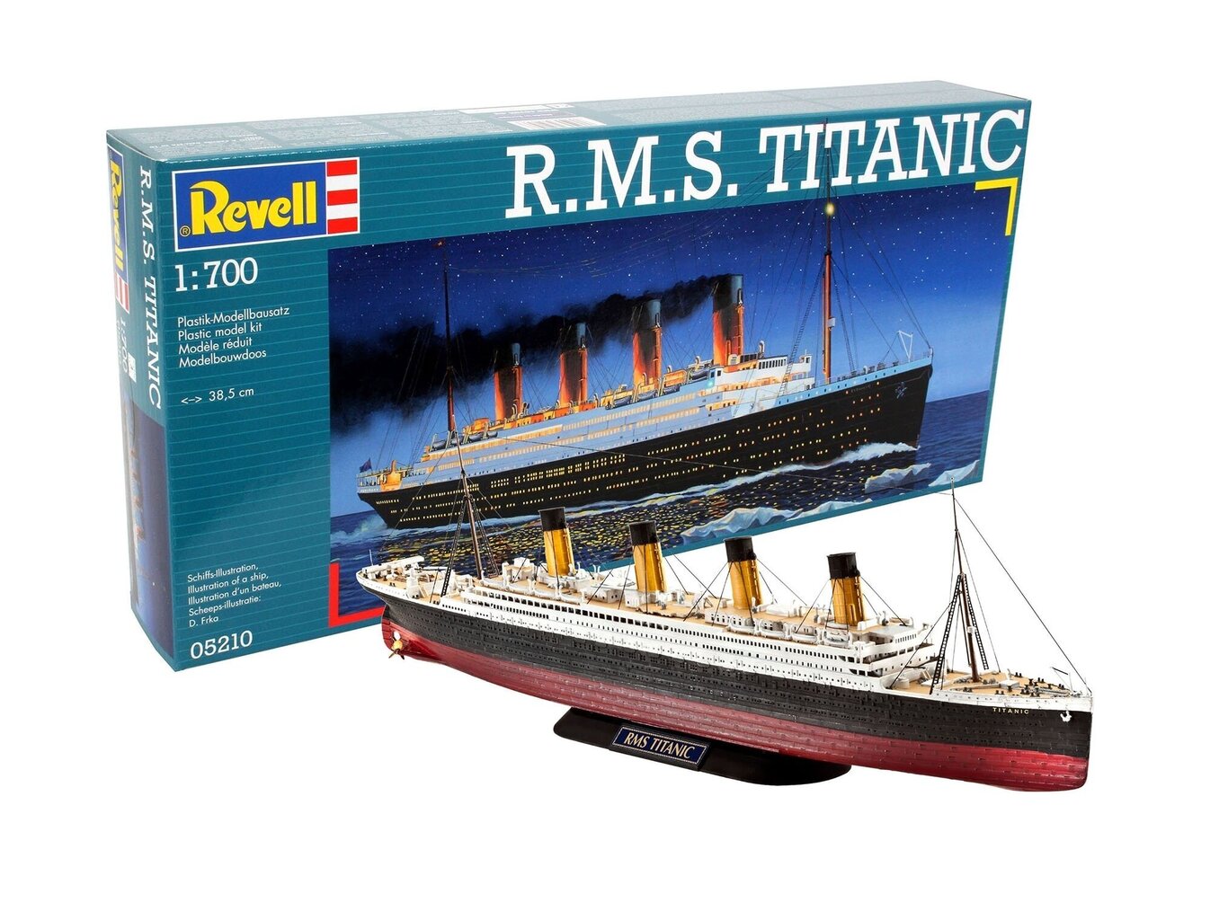 Revell - RMS Titanic, 1/700 05210 цена и информация | Klotsid ja konstruktorid | hansapost.ee