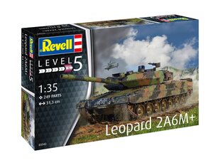 Konstruktor Revell - Leopard 2 A6M+, 1/35, 03342 hind ja info | Klotsid ja konstruktorid | hansapost.ee
