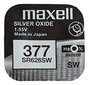 Patarei kella Maxell SR626SW/377 1,55V hind ja info | Patareid | hansapost.ee