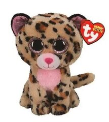 Meteor TY Leopard коричнево-розовая плюшевая игрушка Livvie 15 см цена и информация | TY INC. Товары для детей и младенцев | hansapost.ee