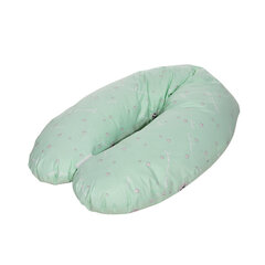 Подушка для грудного кормления Lorelli Friends, зеленая, 190 см цена и информация | Подушки для кормления | hansapost.ee