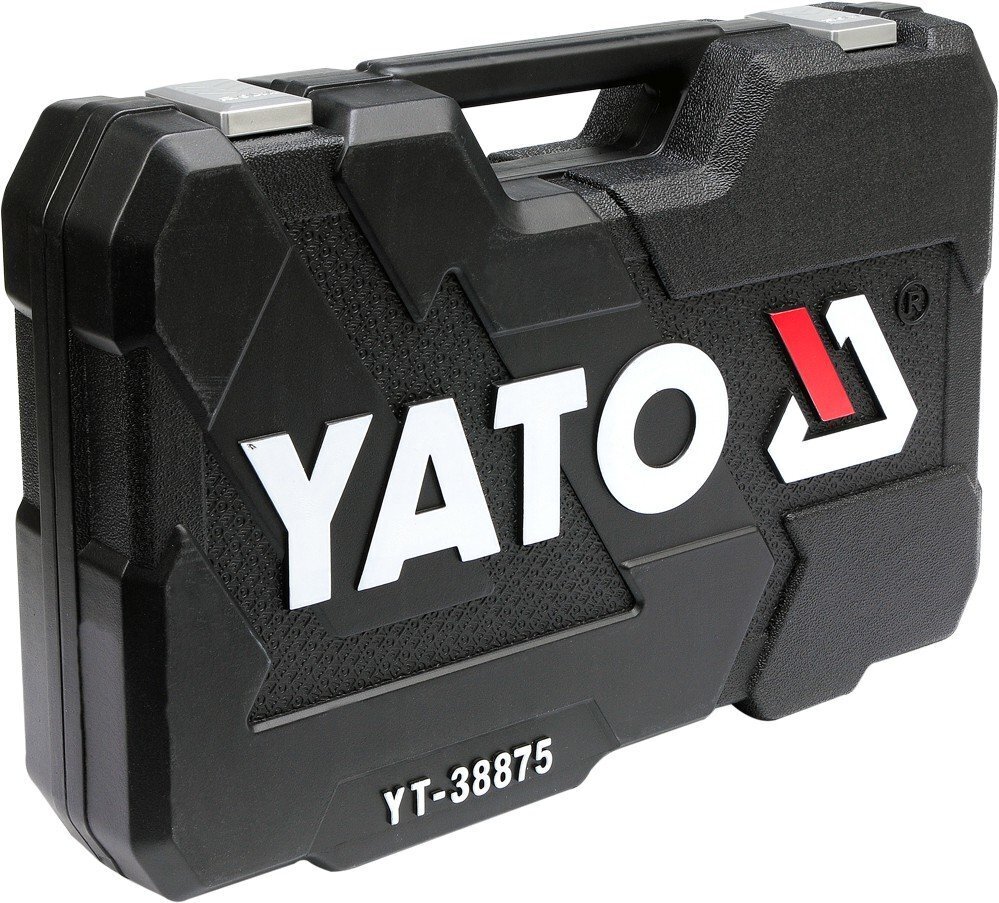 Tööriistakomplekt 1/4 , 1/2, 3/8 (126 tk) YT-38875 Yato цена и информация | Käsitööriistad | hansapost.ee