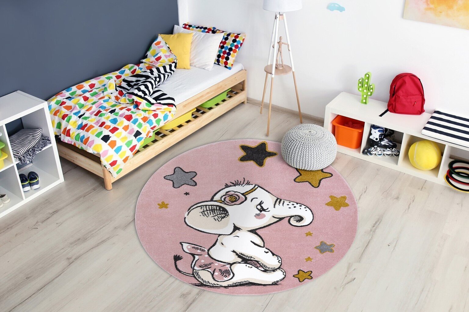 FLHF laste vaip Tinies Elephant 160x160 cm цена и информация | Vaibad | hansapost.ee