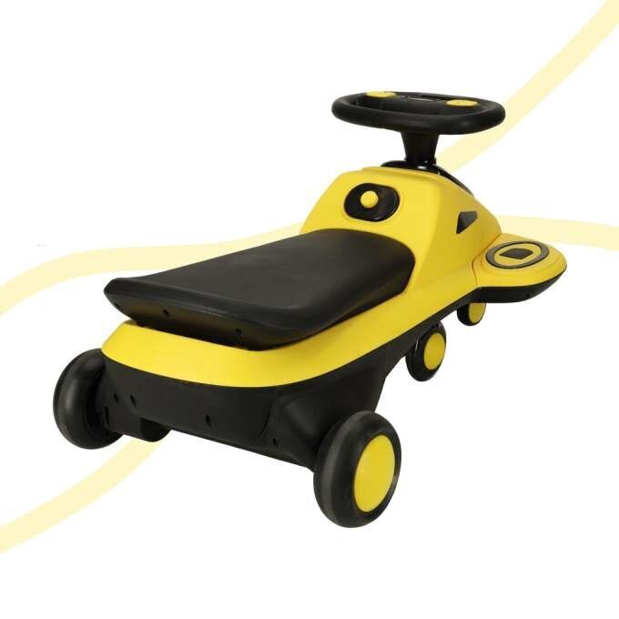 Tõukeauto, kollane/must hind ja info | Beebide mänguasjad | hansapost.ee