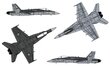 Lennukimudel F/A-18 C/D Wild Weaseli цена и информация | Klotsid ja konstruktorid | hansapost.ee