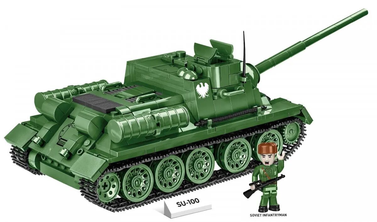 Konstruktor tank Cobi SU-100, 655 tk. цена и информация | Klotsid ja konstruktorid | hansapost.ee