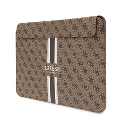 Guess PU 4G Printed Stripes Computer Sleeve 13|14" Brown цена и информация | Рюкзаки, сумки, чехлы для компьютеров | hansapost.ee