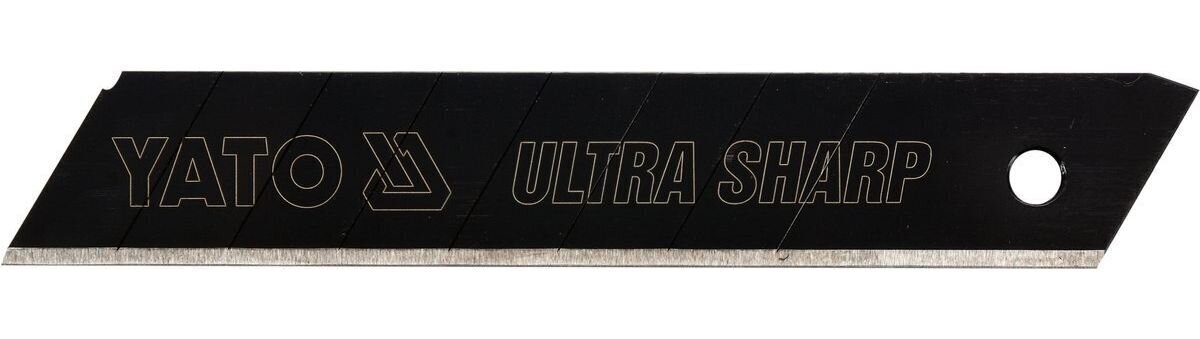 Varuterad 18mm ULTRA SHARP 10tk. Yato (YT-75261) цена и информация | Käsitööriistad | hansapost.ee