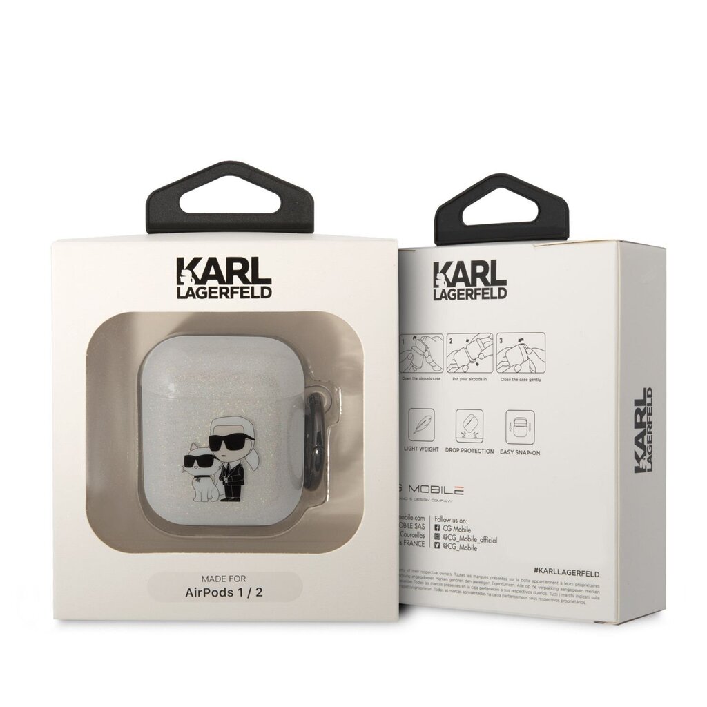 Karl Lagerfeld Airpods 1|2 цена и информация | Kõrvaklappide tarvikud | hansapost.ee