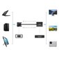 Ugreen cable adapter cable VGA (male) - HDMI (female) 0.15m black (CM513) hind ja info | USB adapterid ja jagajad | hansapost.ee