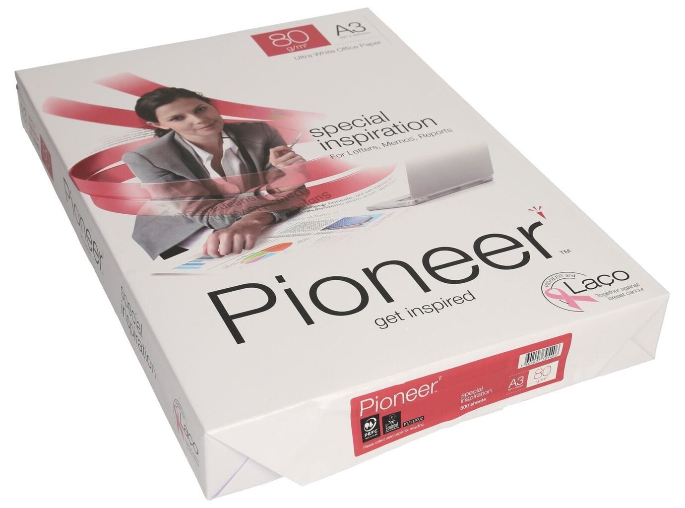 Koopiapaber A3 Pioneer 80g, 500 lehte цена и информация | Vihikud, märkmikud ja paberikaubad | hansapost.ee