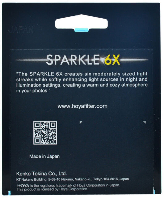Hoya filter Sparkle 6x 55mm цена и информация | Fotoaparaatide filtrid | hansapost.ee