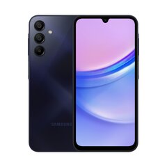 Samsung Galaxy A15 4/128GB SM-A155FZKDEUE Blue/Black цена и информация | Мобильные телефоны | hansapost.ee