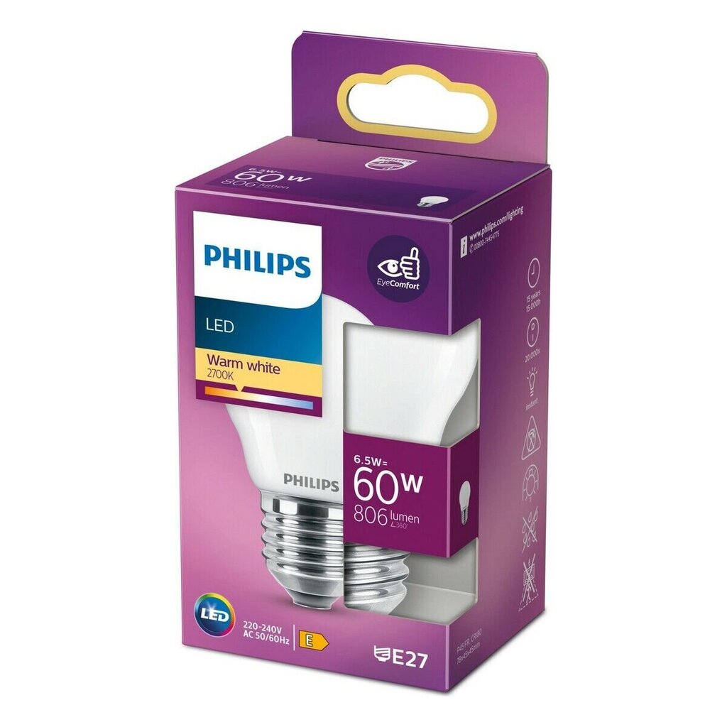 Lambipirn LED Philips, E27, 1 tk цена и информация | Lambipirnid ja LED-pirnid | hansapost.ee