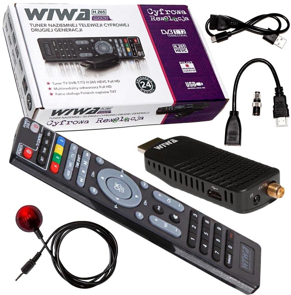Wiwa H.265 MINI DVB-T/T2 hind ja info | Televiisori antennid | hansapost.ee