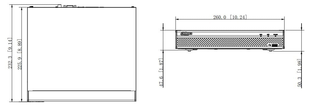 Recorder Dahua EZ-IP EZN-104E1-P4 hind ja info | Valvekaamerad | hansapost.ee