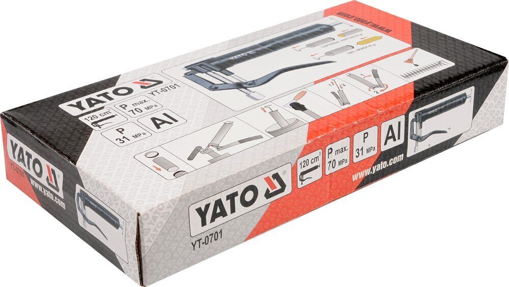 Käsiprits õlile 120m3 Yato (YT-0701) цена и информация | Käsitööriistad | hansapost.ee