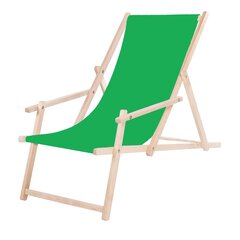 Kokkupandav tool Oxford, roheline/pruun цена и информация | Садовые стулья, кресла, пуфы | hansapost.ee